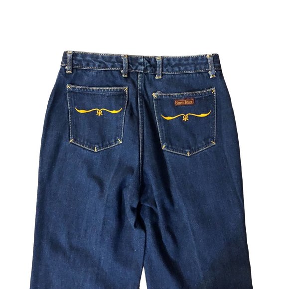 Vintage Bon Jour Jeans Juniors 11/12 Used Hemmed - Picture 7 of 16